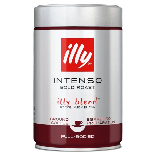 illy Espresso Caffe Macinato Dark Ground Roasted Coffee 250g
