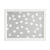Habitat Grey Spot Lap Tray With Fabric Cushion
