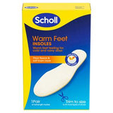 Scholl Warm Feet Shoe Insoles 1 Pair