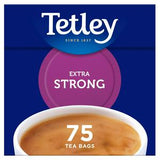 Tetley Extra Strong Black Tea Bags x75 (British brand)