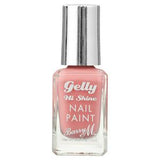 Barry M Gelly Hi Shine Nail Paint Raspberry Ripple 10ml