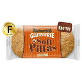 Warburtons Gluten Free brown soft pitta breads 4 pack (British brand)