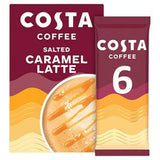 Costa Coffee Salted Caramel Latte Sachets Instant Coffee Beverage 6x17g