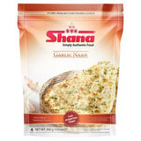 Shana Garlic Naan Bread 300g pack (British brand)