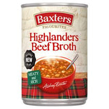 Baxters Favourites Highlanders Beef Broth with Pearl Barley 400g