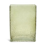 Habitat Hammered Rectangular Glass Vase H24.7cm