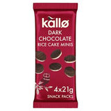 Kallo dark chocolate rice cake minis 4 x 21g, UK version