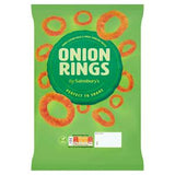 Sainsbury's Onion Rings Maize Snacks 125g