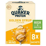 Quaker Oat So Simple Protein Golden Syrup Porridge Sachets 8x43g