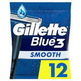 Gillette Blue3 Disposable Razor x12
