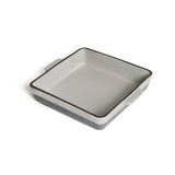 Habitat Speckle Square Ceramic Roaster Grey 27cm