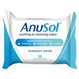 Anusol Soothing Cleansing Flushable Wipes 30 Pack