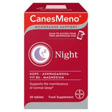 CanesMeno Menopause Support Night Tablets 30 - British product