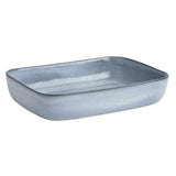 Habitat Evora Blue Large Stoneware Roaster