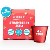 Wibble Strawberry Jelly Pots 4 x 125g