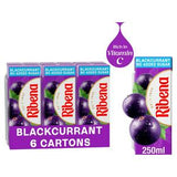 Ribena No Added Sugar Blackcurrant Juice Drink 6 x 250ml