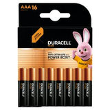 Duracell Powerboost Plus AAA Alkaline Batteries Pack of 16