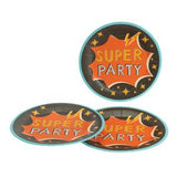 Habitat Kids Hero Plate 10 Pack Card Party Dinnerware 23cm