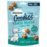 Webbox baked dog treats with Lamb and Mint 125g pouch (British brand)
