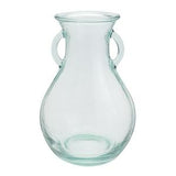 Habitat handled clear green glass vase large, UK version