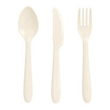 Sainsbury's Home Reusable Plastic Cutlery Set 24 Piece