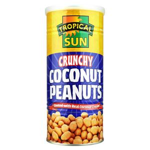 Tropical Sun Crunchy Coconut Peanuts 330g (British brand)