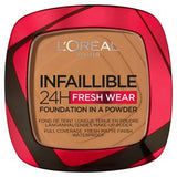 L'Oreal Paris Infallible 24H Fresh Wear Foundation Powder Shade 330 Hazelnut