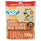 Good Boy Chewy Chicken Rice Sticks Dog Treats 300g