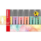 Stabilo Boss Pastel Highlighters 6 Pack Stationery