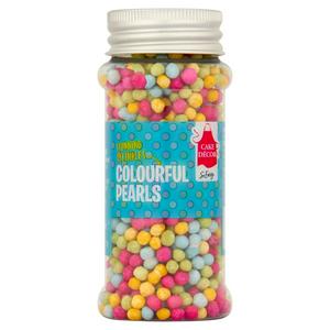 Cake Decor Colourful Pearls edible sugar sprinkles 35g - British product