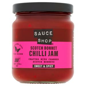 Sauce Shop Scotch Bonnet Chilli Jam Hot Condiment 240g