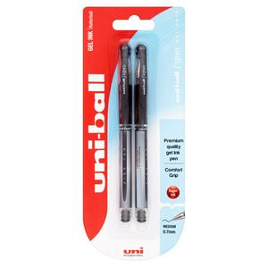 Mitsubishi uni-ball Gel Grip Twin Black Rollerball Pen