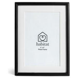 Habitat Skinny Metal Picture Frame Black 19x14cm