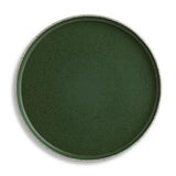 Habitat Matte Raw Edge Green Dinner Plate Stoneware 26.4cm