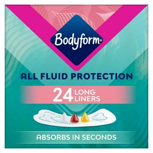 Bodyform Extra Protection Long Liner Sanitary Towel 24 pack