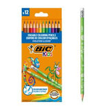Bic Evolution Illusion Erasable Colouring Pencils 12 Pack