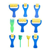 Get Creative Paint Roller Set Pack of 10 Pattern Designs