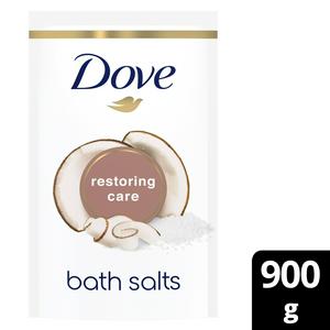 Dove Restoring Care Bath Salts Coconut Cacao 900g