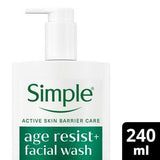 Simple Facial Cleanser Age Resist+ Face Wash 240ml