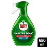 Fairy Skip The Soak Power Spray Fresh Dish & Kitchen Pre Treatment 650ml