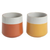 Habitat Speckle Storage Canister Terracotta or Mustard - British product