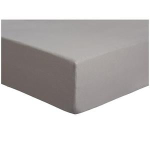 Habitat Soft and Cosy Brushed Cotton Fitted Sheet Dove Grey Bed Sheet