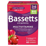 Bassetts Vitamins multivitamin gummies strawberry 60 pack - British product