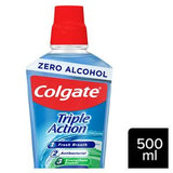 Colgate Triple Action Mouthwash Alcohol Free 500ml