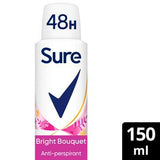 Sure Anti-Perspirant Spray Bright Bouquet 150ml (British brand)
