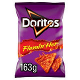 Doritos Flamin' Hot Sharing Bag Crisps 163g
