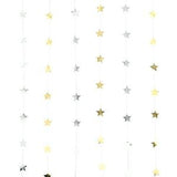 Sainsbury's Home Star Tassel Backdrop Kit Silver Gold 12 Pack