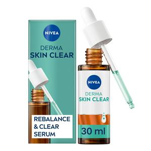 Nivea Serum Derma Skin Clear Rebalance & Clear 30ml, imported from the UK