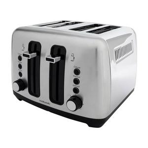 Cookworks 4 Slice Stainless Steel Toaster, British product