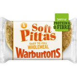 Warburtons Wholemeal Soft Pittas 4 Pack